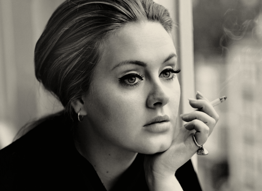 Adele quit smoking